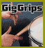 Playing using Gig Grips drumstick grips
